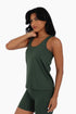 Tank top in cotton jersey